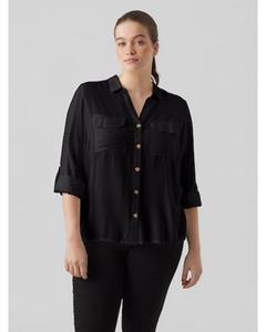 Vero Moda Curve Overhemdblouse VMBUMPY L/S SHIRT NEW CURVE GA NOOS