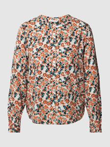 Tom Tailor Overhemdblouse van viscose met all-over motief