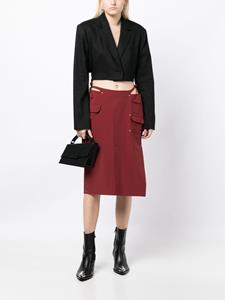 heliotemil HELIOT EMIL Midi-rok met uitgesneden detail - Rood