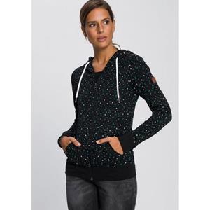 KangaROOS Capuchonsweatvest met sportieve minimal-print