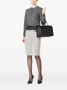 miumiu Miu Miu Midi-rok met stippen - Beige
