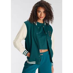 LSCN by LASCANA Sweatvest in college stijl, loungeanzug