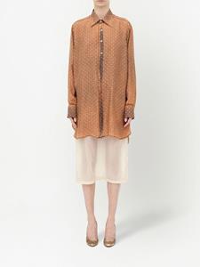 maisonmargiela Maison Margiela Zijden blouse - Oranje
