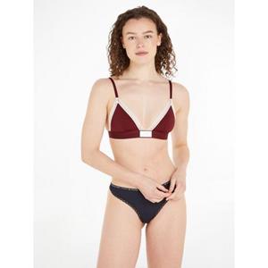 Tommy Hilfiger Bh zonder beugels TRIANGLE BRA (EXT SIZES) met kant