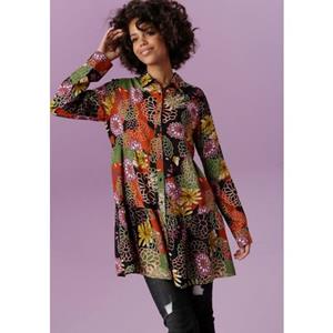 Aniston CASUAL Overhemdblouse met grootvlakige bloemenprint - elk stuk is uniek