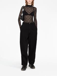 charlesjeffreyloverboy Charles Jeffrey Loverboy Jeans met wijde pijpen - Zwart