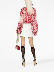 dolce&gabbana Dolce & Gabbana Zijden blouse - Rood