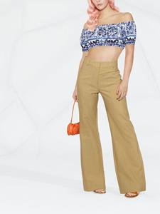 dolce&gabbana Dolce & Gabbana Bralette top met print - Blauw