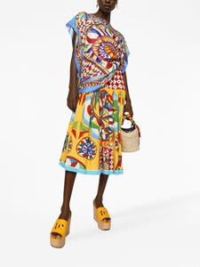 dolce&gabbana Dolce & Gabbana Zijden blouse - Blauw