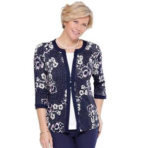 Classic 2-in-1-shirt Shirt (1-delig)