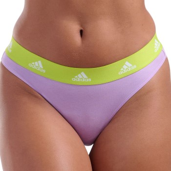 adidas 3 stuks Sport Cotton Logo Thong 