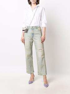 theattico The Attico Gerafelde jeans - Blauw