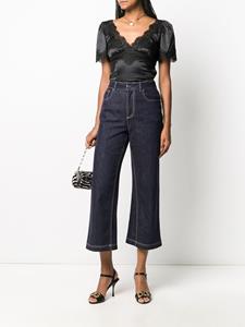 dolce&gabbana Dolce & Gabbana Satijnen top - Zwart