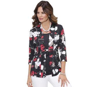 Lady 2-in-1-shirt Shirt (1-delig)