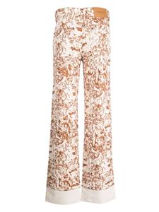 rejinapyo Rejina Pyo Jeans met wijde pijpen - Bruin