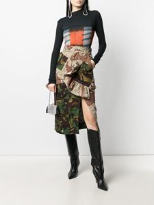 preenbythorntonbregazzi Preen By Thornton Bregazzi Kokerrok met patchwork - Groen