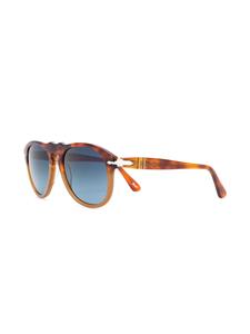 Persol Zonnebril met schildpadschild design - Bruin