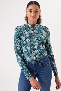 Garcia Langarmshirt Batik-Effekt