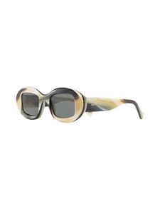 Retrosuperfuture Zonnebril met vierkant montuur - Beige