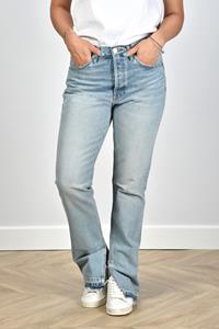 jeans 70s High Rise Skinny Boot 141-03WHRSKTB blauw