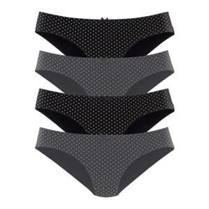 s.Oliver RED LABEL Beachwear Bikinibroekje van elastisch katoen (4 stuks, Set van 4)