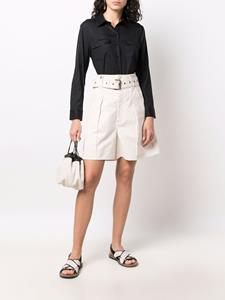 PAULA Zijden blouse - Zwart