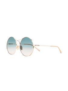 chloéeyewear Chloé Eyewear Zonnebril met rond montuur - Goud