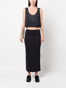 Gauchère High waist rok - Blauw