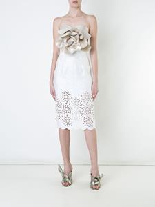 Bambah cut out pencil skirt - Wit