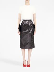 maisonmargiela Maison Margiela Asymmetrische rok - Zwart