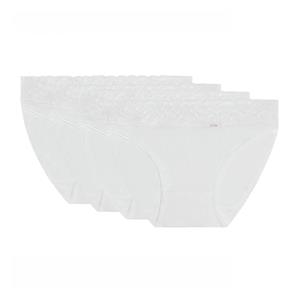 DIM Set van 4 midi slips Coton Stretch