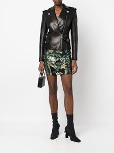 philippplein Philipp Plein Mini-rok verfraaid met kristallen - Zwart