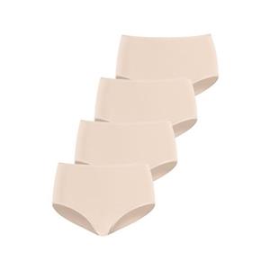 Lascana Tailleslip van elastisch katoen (4 stuks, Set van 4)