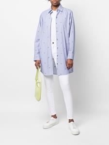 karllagerfeld Karl Lagerfeld Tuniek met monogramstreep - Blauw