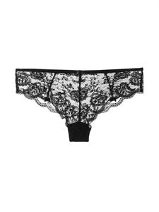 gilda&pearl Gilda & Pearl String met kanten patroon - Zwart