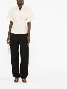 Jacquemus Blouse met korte mouwen - Beige