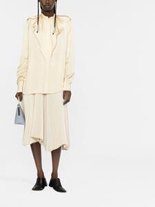 jilsander Jil Sander Satijnen blouse - Beige