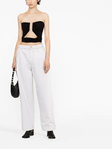 maisonmargiela Maison Margiela Jeans met wijde pijpen - Blauw