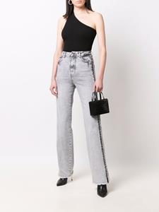 philippplein Philipp Plein Jeans verfraaid met kristallen - Grijs