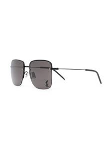 saintlaurenteyewear Saint Laurent Eyewear SL312M zonnebril met vierkant montuur - Zwart