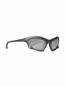 balenciagaeyewear Balenciaga Eyewear Bat zonnebril met rechthoekig montuur - Zilver