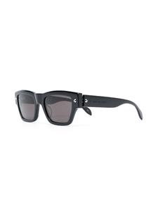 alexandermcqueeneyewear Alexander McQueen Eyewear Zonnebril met vierkant montuur - Zwart