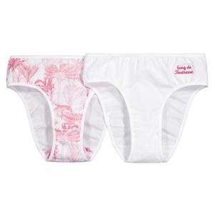 LA REDOUTE COLLECTIONS Set van 2 slips in katoen, made in France