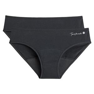 LA REDOUTE COLLECTIONS Set van 2 menstruatieslips, matige flux
