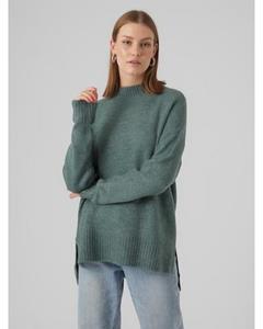 Vero Moda Stehkragenpullover "VMLEFILE OVERSIZE BOXY BLOUSE GA NOOS"