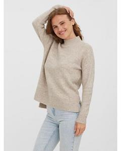 Vero Moda Trui met staande kraag VMLEFILE OVERSIZE BOXY BLOUSE GA NOOS