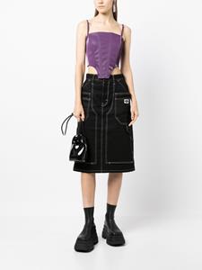 groundzero Ground Zero Denim midi-rok - Zwart