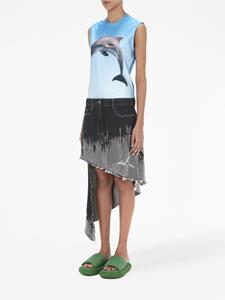 jwanderson JW Anderson Asymmetrische rok - Zwart