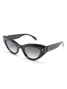 alexandermcqueeneyewear Alexander McQueen Eyewear Zonnebril met cat-eye montuur - Zwart