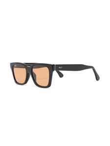 Retrosuperfuture America zonnebril met rechthoekig montuur - Zwart